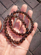 Natural Smoky Quartz Bracelet Crystal Healing Stretch Gemstone Gift for Him/Her